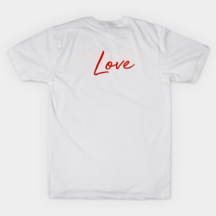 Value her  love v3 ( white letters) T-Shirt